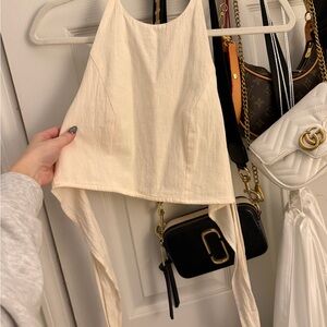 Altar'd State Cream Halter Top
